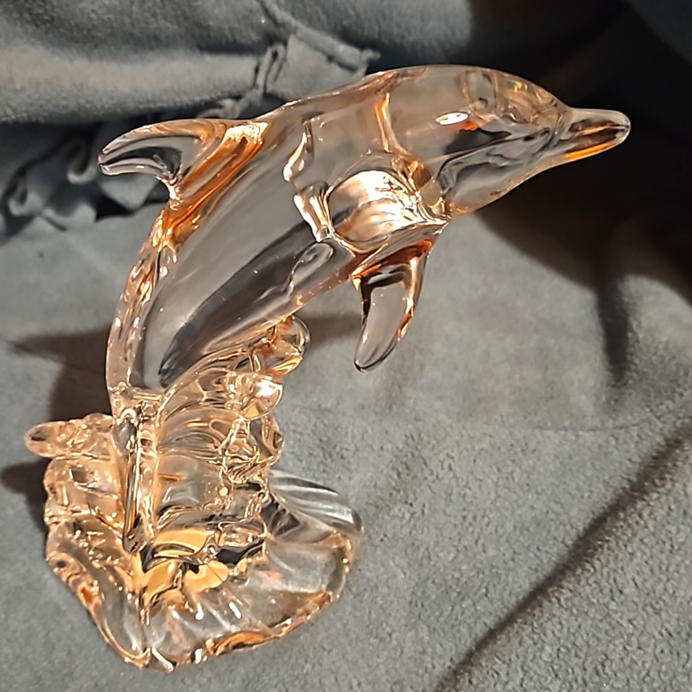 Princess House Crystal Wonders of The Wild Animals: Dolphin